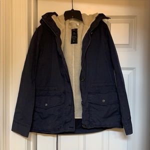 Gap outerwear with removable fleece liner